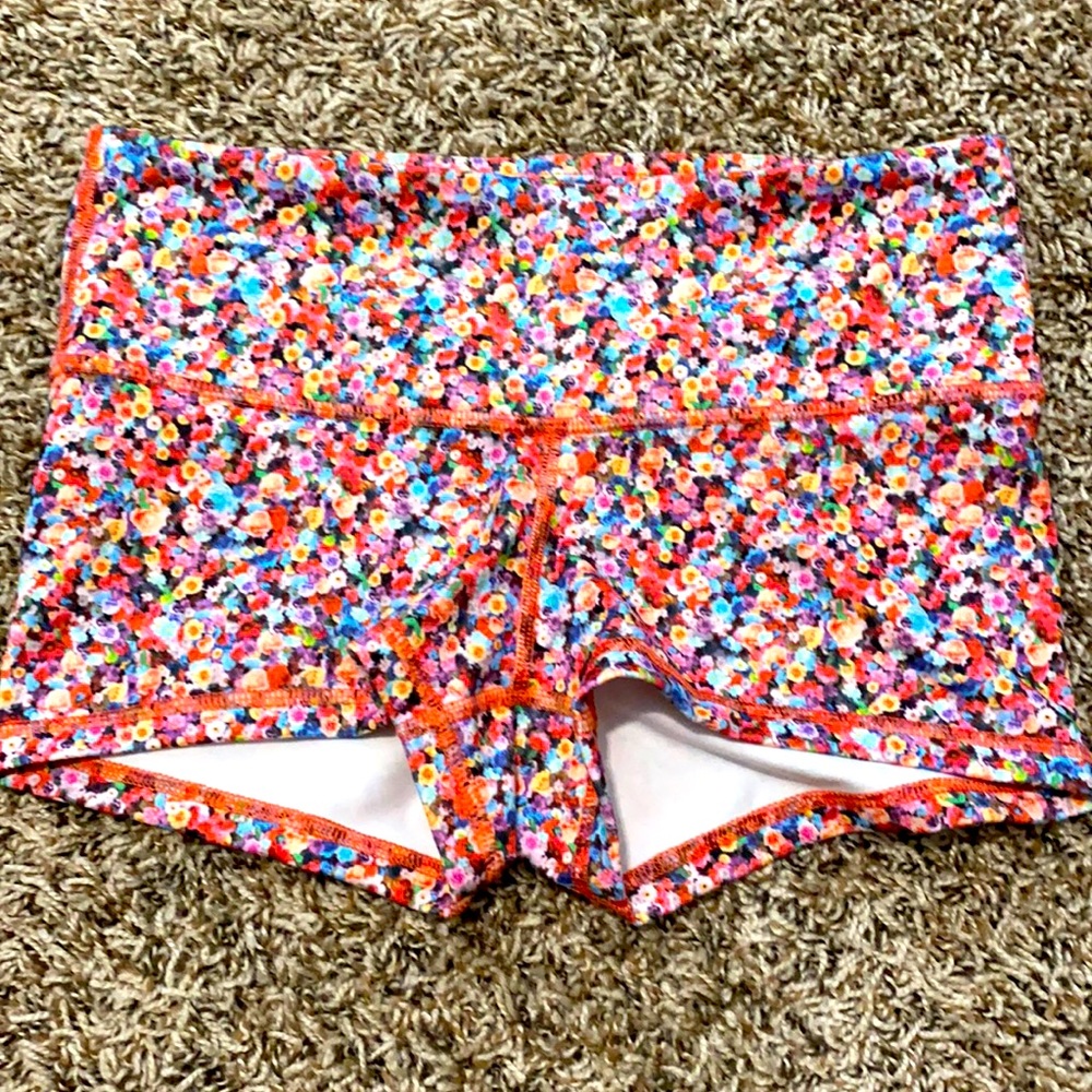 Lululemon floral shorts
